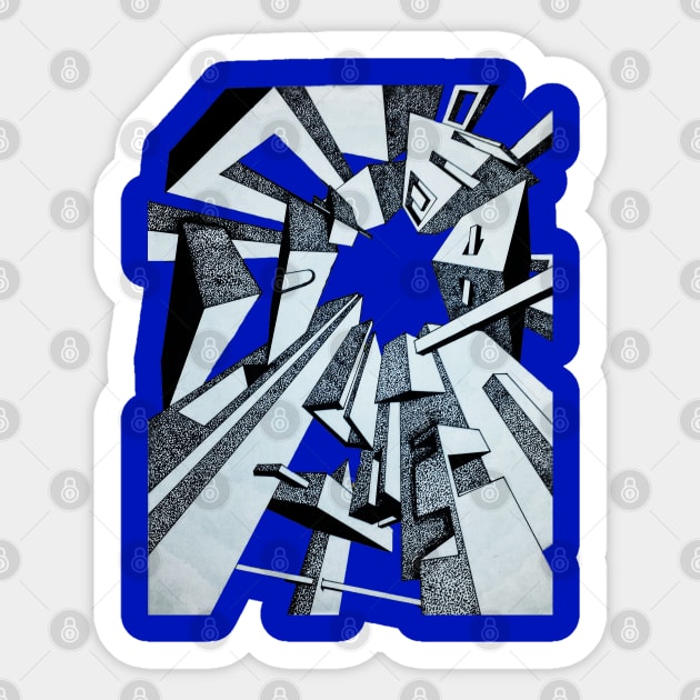 Radial Boxes Sticker by baileyemilee